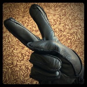 Men’s Touchpoint Leather gloves NWT/Large/Beautifu